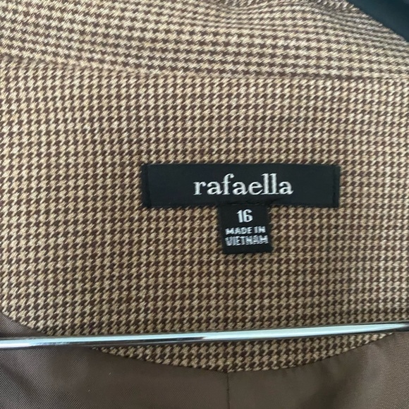 Brown Houndstooth Blazer - Picture 3 of 9